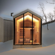 Illustration for article titled This Split-View Mountain Lodge Is the Ultimate Ski Shack